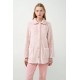 Πιε-Ντε-Πουλ Fleece Ρόμπα με Κουμπιά PINK PEACH (21421-PINK PEACH)