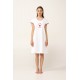 Βαμβακερό Νυχτικό Με Φράουλες WHITE (24262-WHITE)
