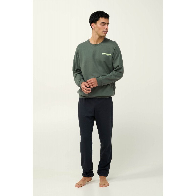 Ανδρική Βαμβακερή Φούτερ Φόρμα GREEN DUCK (23720-GREEN DUCK)