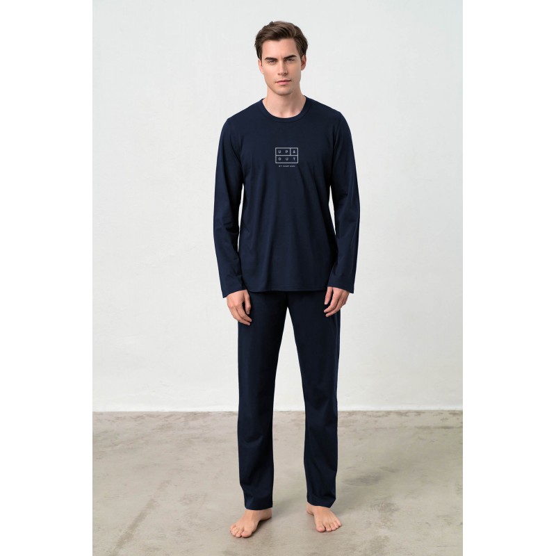 Πυτζάμα με Μακρύ Μανίκι BLUE (21916-BLUE) Πυτζάμα με Μακρύ Μανίκι BLUE (21916-BLUE)