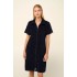Μονόχρωμο Frottee Φόρεμα Θαλάσσης με Φερμουάρ BLUE (22530-BLUE)