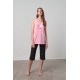 Αμάνικη Πυτζάμα με Λαιμόκοψη DARK PINK (70014-DARK PINK) Αμάνικη Πυτζάμα με Λαιμόκοψη DARK PINK (70014-DARK PINK)