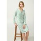 Φούτερ Νυχτικό με Πατιλέτα GREEN FROSTY (23260-GREEN FROSTY)