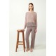 Πυτζάμα από Bamboo Rib ROSE DUSTY (21170-ROSE DUSTY) Πυτζάμα από Bamboo Rib ROSE DUSTY (21170-ROSE DUSTY)