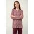 Γυναικεία Πυτζάμα Micromodal με Πατιλέτα RED WINDSOR (23041-RED WINDSOR)
