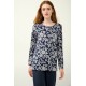 Γυναικεία Πυτζάμα Micromodal με Πατιλέτα BLUE BLAZER (23060-BLUE BLAZER)