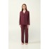 Γυναικεία Πυτζάμα Micromodal με Κουμπιά RED WINDSOR (23035-RED WINDSOR)