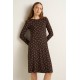 Micromodal Νυχτικό με Μακριά Μανίκια BROWN MUSE (25051-BROWN MUSE)