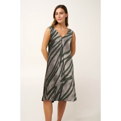 Αμάνικο Καλοκαιρινό Φόρεμα Viscose KHAKI (24920-KHAKI)