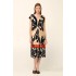 Καλοκαιρινό Φόρεμα από Viscose με V Λαιμόκοψη BLACK (22476-BLACK)