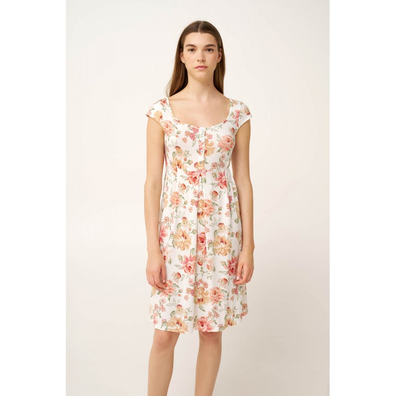 Micromodal Νυχτικό Εγκυμοσύνης και Θηλασμού PINK TAN (24048-PINK TAN)