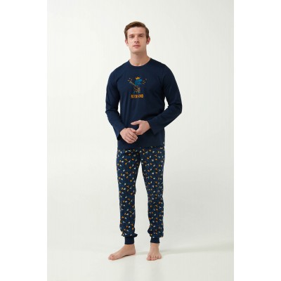 Πυτζάμα S. Jersey με Δεινόσαυρους BLUE (21630-BLUE)