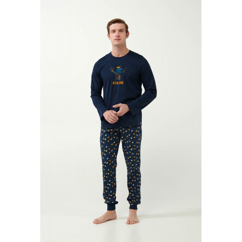 Πυτζάμα S. Jersey με Δεινόσαυρους BLUE (21630-BLUE) Πυτζάμα S. Jersey με Δεινόσαυρους BLUE (21630-BLUE)