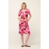 Καλοκαιρινό Φόρεμα Viscose με Φλοράλ Μοτίβο PINK AZALEA (22908-PINK AZALEA)