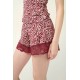 Micromodal Cheeky Σορτσάκι με Δαντέλα RED WINDSOR (23801-RED WINDSOR)