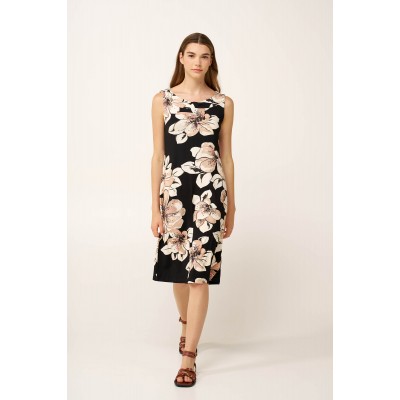 Αμάνικο Καλοκαιρινό Viscose Φόρεμα BLACK (24481-BLACK)