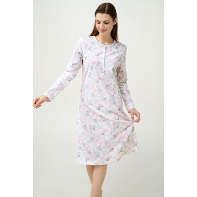 Γυναικείο Φούτερ Νυχτικό με Πατιλέτα GRAY SILVER (23290-GRAY SILVER)