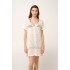 Καλοκαιρινό Φόρεμα Jacquard CREAM (24533-CREAM)