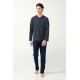 Ανδρικές Πυτζάμες από Βαμβάκι BLUE (21688-BLUE)