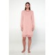 Νυχτικό Micromodal με Πατιλέτα και Δαντέλα PINK BLUSH (23965-PINK BLUSH)