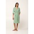 Γυναικεία Σταυρωτή Ρόμπα Cotton-Modal MINT GRAY (24079-MINT GRAY)