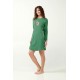 Νυχτικό Interlock με Patchwork Τσέπες GREEN BARLEY (21373-GREEN BARLEY) Νυχτικό Interlock με Patchwork Τσέπες GREEN BARLEY (21373-GREEN BARLEY)