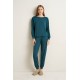Γυναικεία Micromodal Πυτζάμα με Μανσέτες GREEN ATLANTIC (25150-GREEN ATLANTIC) Γυναικεία Micromodal Πυτζάμα με Μανσέτες GREEN ATLANTIC (25150-GREEN ATLANTIC)