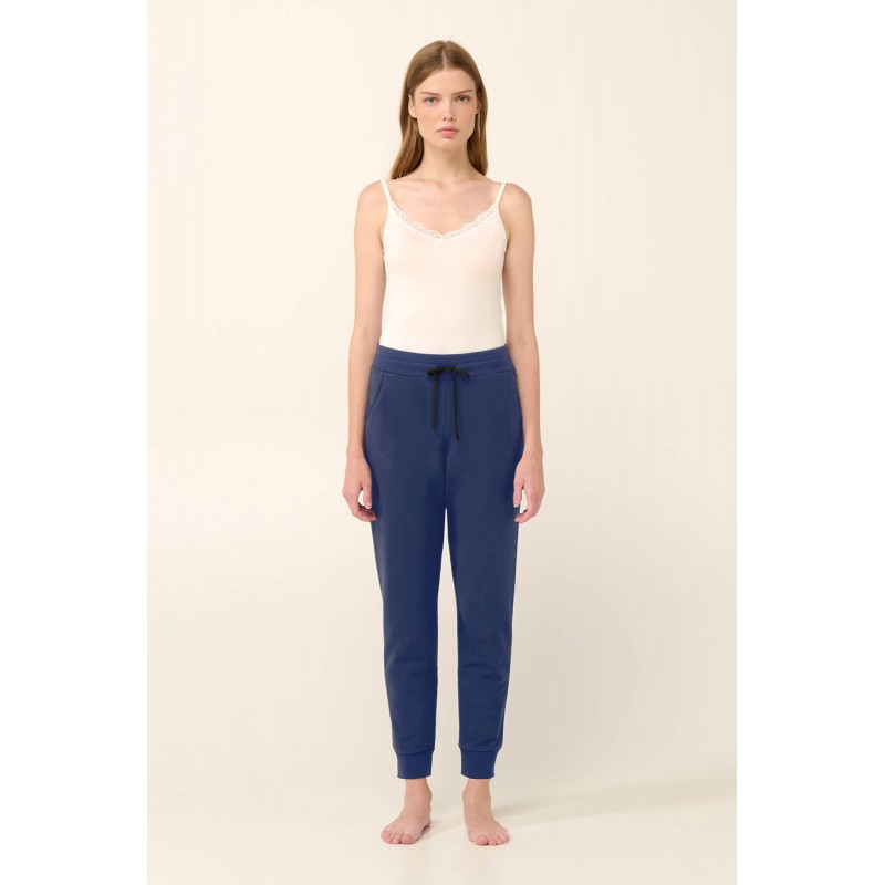 ΠΑΝΤΕΛΟΝΙ 92pct ΒΑΜΒΑΚΙ - 8pct ΕΛΑΣΤΑΝ BLUE BOA (23987-BLUE BOA)