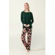 Χειμερινή Γυναικεία Πυτζάμα Micromodal GREEN TIMBER (23002-GREEN TIMBER)
