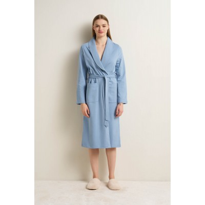 Γυναικεία Βαμβακερή Σταυρωή Ρόμπα BLUE FOREVER (25256-BLUE FOREVER)
