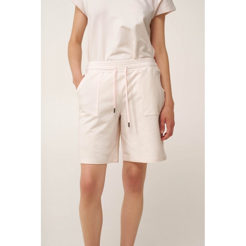Γυναικεία Μονόχρωμη Βαμβακερή Βερμούδα PINK PARCHMENT (24834-PINK PARCHMENT)