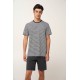 Ανδρική Καλοκαιρινή Πυτζάμα με Ρίγες DARK GRAY (24671-DARK GRAY) Ανδρική Καλοκαιρινή Πυτζάμα με Ρίγες DARK GRAY (24671-DARK GRAY)