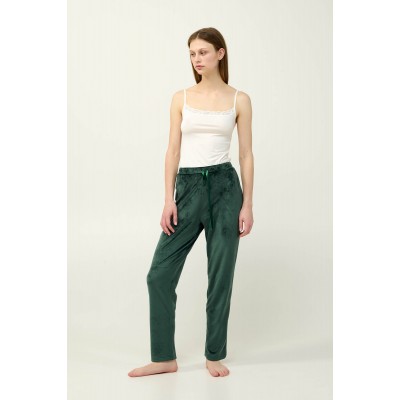 Μονόχρωμο Γυναικείο Παντελόνι Velvet GREEN TEAL (23103-GREEN TEAL)