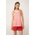 Βαμβακερό Καρό Baby Doll RED AURORA (24274-RED AURORA)