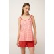 Βαμβακερό Καρό Baby Doll RED AURORA (24274-RED AURORA) Βαμβακερό Καρό Baby Doll RED AURORA (24274-RED AURORA)