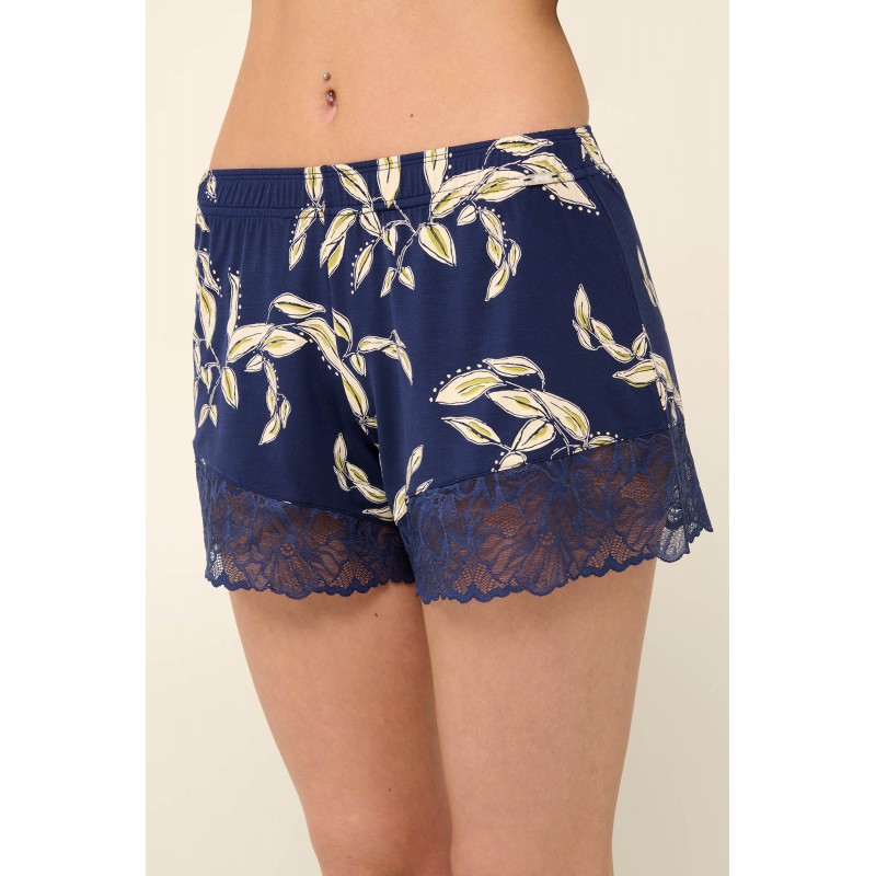 Micromodal Cheeky Σορτσάκι με Δαντέλα BLUE CAVERN (22823-BLUE CAVERN)