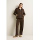 Γυναικείο Viscose Jacket με Φερμουάρ BROWN (25160-BROWN) Γυναικείο Viscose Jacket με Φερμουάρ BROWN (25160-BROWN)