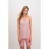 Πυτζάμα με Τιράντες PINK GRAY (70063-PINK GRAY)