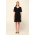 Μονόχρωμο Καλοκαιρινό Φόρεμα από Viscose BLACK (22520-BLACK)