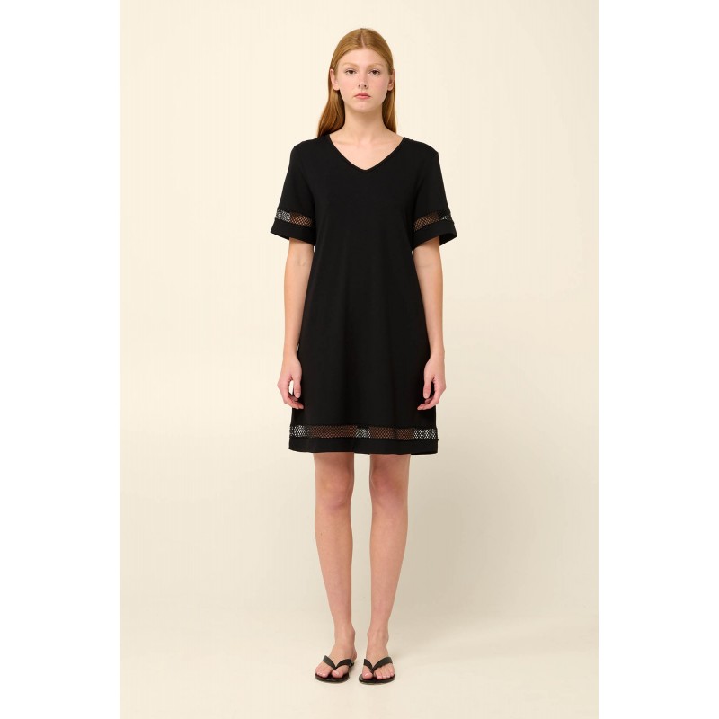 Μονόχρωμο Καλοκαιρινό Φόρεμα από Viscose BLACK (22520-BLACK) Μονόχρωμο Καλοκαιρινό Φόρεμα από Viscose BLACK (22520-BLACK)