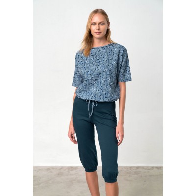 Πυτζάμα με Κοντό Μανίκι BLUE MARINE (18322-BLUE MARINE)