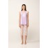 Γυναικεία Βαμβακερή Πυτζάμα Κάπρι LILLA PASTEL (24304-LILLA PASTEL)