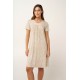 Νυχτικό Micromodal με Πιέτα BEIGE TAUPE (24018-BEIGE TAUPE)