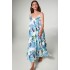 Φόρεμα με Τιράντες BLUE SKY (20418-BLUE SKY)