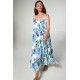 Φόρεμα με Τιράντες BLUE SKY (20418-BLUE SKY)