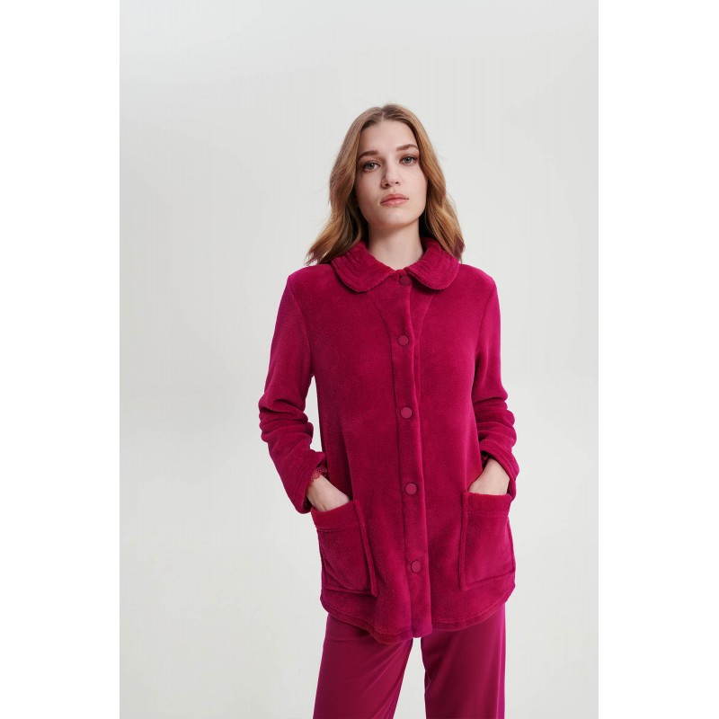 Μονόχρωμη Κουμπωτή Ρόμπα FUCHSIA BERRY (19215-FUCHSIA BERRY) Μονόχρωμη Κουμπωτή Ρόμπα FUCHSIA BERRY (19215-FUCHSIA BERRY)