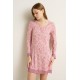 Νυχτικό Micromodal με Σιφόν PINK ZEPHYR (25037-PINK ZEPHYR)