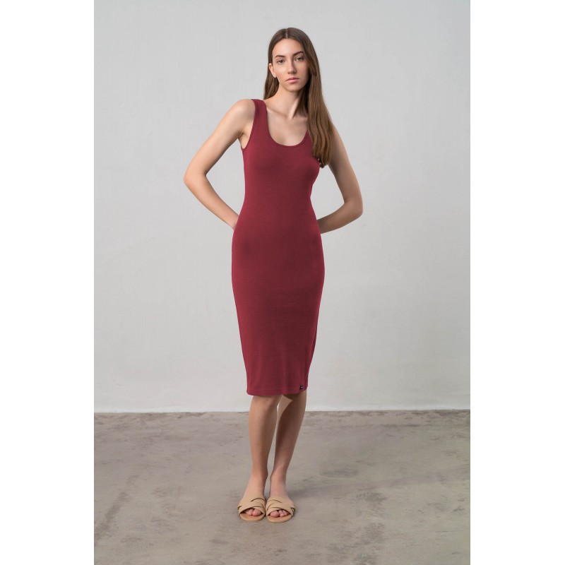 Μονόχρωμο Αμάνικο Φόρεμα RED RUMBA (70030-RED RUMBA) Μονόχρωμο Αμάνικο Φόρεμα RED RUMBA (70030-RED RUMBA)