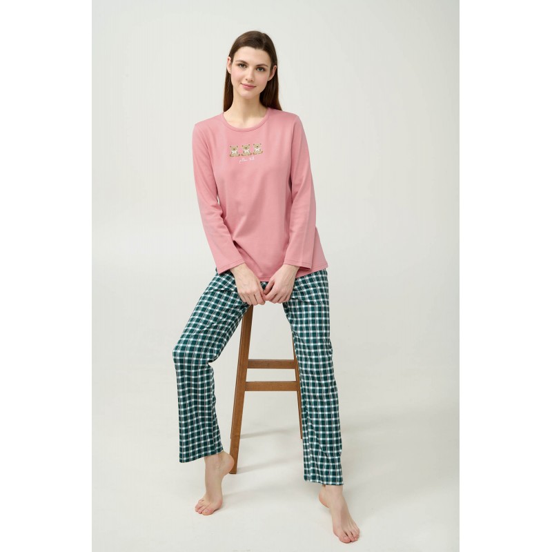 Βαμβακερή Χειμερινή Γυναικεία Πυτζάμα ROSE ELEGANCE (23244-ROSE ELEGANCE) Βαμβακερή Χειμερινή Γυναικεία Πυτζάμα ROSE ELEGANCE (23244-ROSE ELEGANCE)