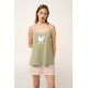 Βαμβακερό Baby Doll με Τιράντες GREEN TEA (24289-GREEN TEA) Βαμβακερό Baby Doll με Τιράντες GREEN TEA (24289-GREEN TEA)